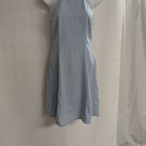 Mimi Chica Sky Blue Backless Dress. S